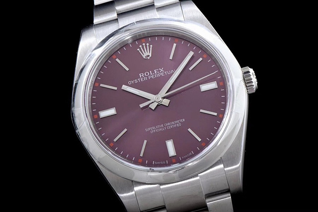 로렉스(ROLEX)오이스터 퍼페츄얼 레드 그레이프