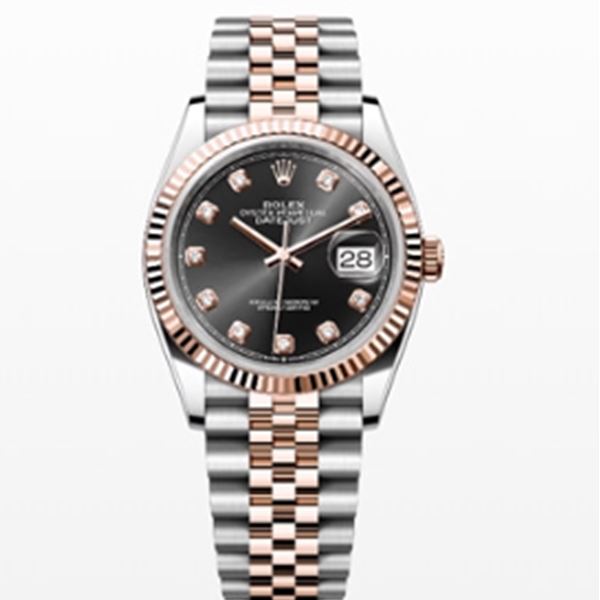 롤렉스 레플리카 시계 ROLEX 롤렉스 데이저스트 36mm 블랙다이얼 오토매틱 메탈 시계 126231