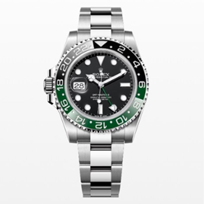 로렉스 레플리카 시계 ROLEX 롤렉스 GMT-Master II 40mm 블랙다이얼 오토매틱 메탈 시계 126720VTNR