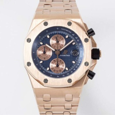 오데마피게 레플리카 시계 [Premium] AUDEMARS PIGUET 오데마피게 로열오크 오프쇼어 42mm 블루 다이얼 오토매틱 메탈 시계 26238OR.OO.2000OR.01