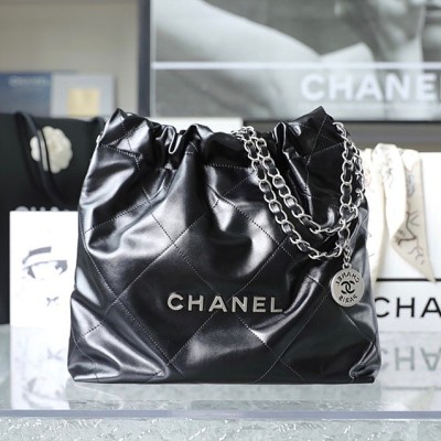 [단풍샵] 샤넬 AS3260 CHANEL 22 스몰 핸드백 Black(silver)