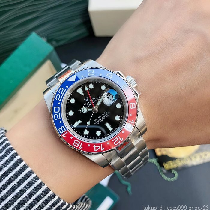 로렉스 GMT 시계 (2 color) 레플리카 미러급 SA급 S급 고퀄리티 워치 [남성]