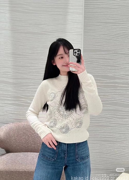 디올 니트 레플리카 미러급 SA급 S급 고퀄리티 긴팔 라운드 [여성]