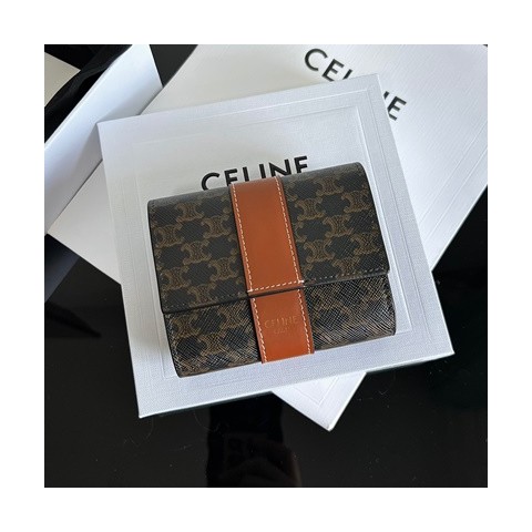 셀린느 스몰 3단 지갑 CE-10D572 레플리카 미러급 SA급 S급 고퀄리티 지갑 [여성] - best