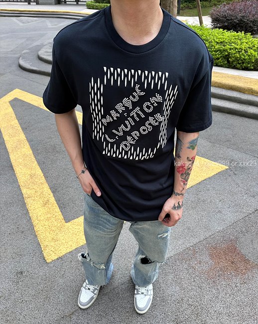 루이비통 반팔 라운드 티셔츠 레플리카 미러급 SA급 S급 고퀄리티 의류 [남성여성공용]