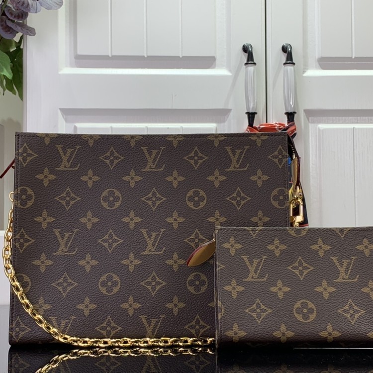 루이비통 토일렛 파우치 온 체인 모노그램 레플리카 미러급 SA급 S급 고퀄리티  [여성]
