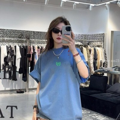 발렌시아가 반팔 라운드 티셔츠 레플리카 미러급 SA급 S급 고퀄리티 의류 [남성여성공용]