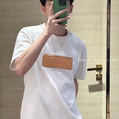 루이비통 반팔 라운드 니트티셔츠 레플리카 미러급 SA급 S급 고퀄리티 하이엔드 최상급 의류 [남성여성공용]