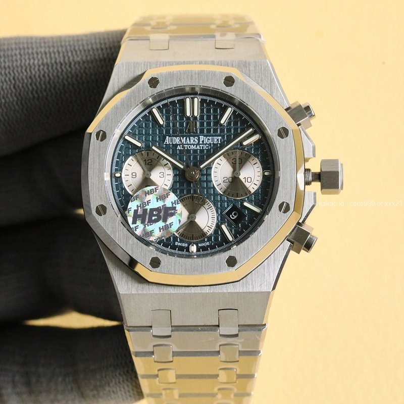 오데마피게 로얄오크 크로노그래프 (HBF공장) 시계 레플리카 미러급 SA급 S급 고퀄리티 최상급 하이엔드 워치 [남성]