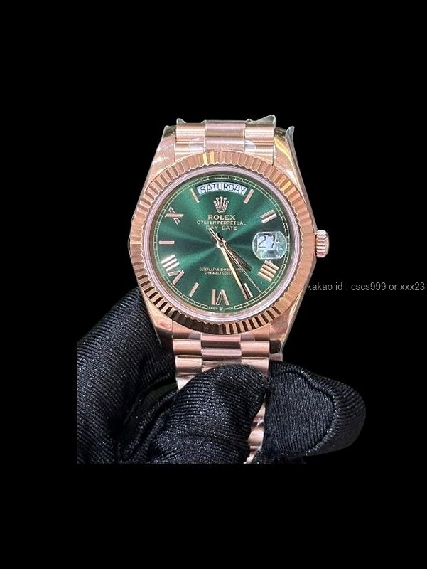 로렉스 데이데이트 40mm 시계 레플리카 미러급 SA급 S급 고퀄리티 최상급 하이엔드 롤렉스 워치 [남성]