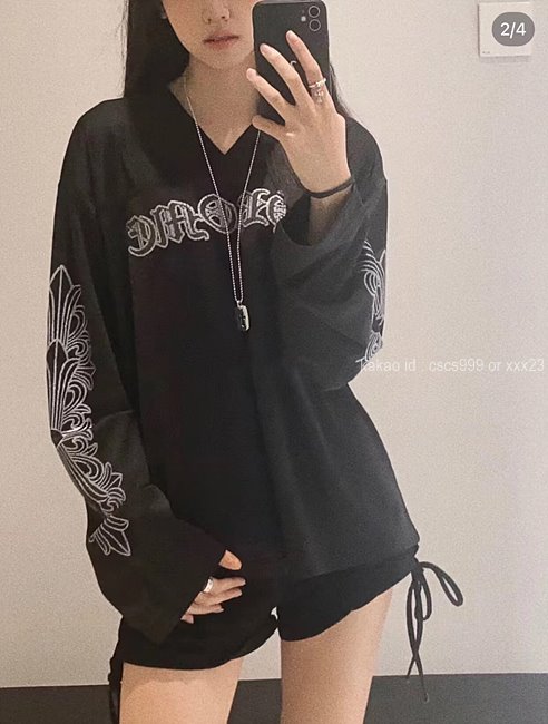 크롬하츠 메쉬 웜 업 저지 긴팔 라운드 레플리카 미러급 SA급 S급 고퀄리티 의류 [남성여성공용]