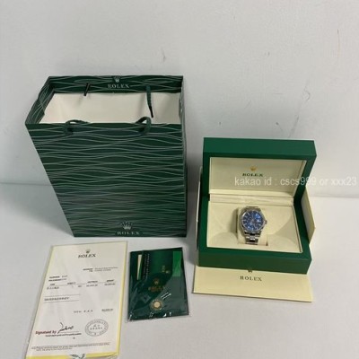 [이ㅇㅇ 고객님 주문제품 검수사진] 로렉스 스카이드웰러 블루다이얼 시계 레플리카 미러급 SA급 S급 고퀄리티 하이엔드 최상급