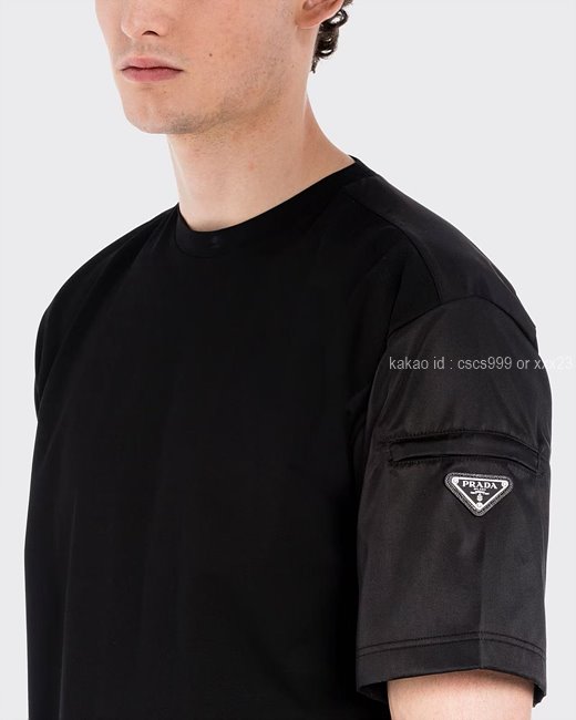 프라다 반팔 라운드티셔츠 레플리카 미러급 SA급 S급 고퀄리티 하이엔드 최상급 의류 [남성]