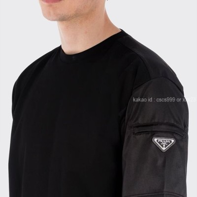 프라다 반팔 라운드티셔츠 레플리카 미러급 SA급 S급 고퀄리티 하이엔드 최상급 의류 [남성]