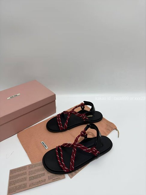 2025.07.31_[조ㅇㅇ 고객님 주문제품 검수사진] 미우미우 샌들 레플리카 미러급 SA급 S급 고퀄리티 하이엔드 최상급 신발