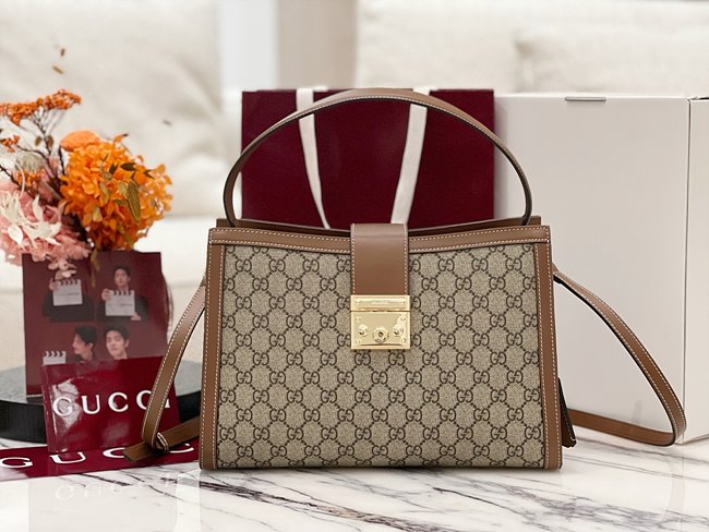 구찌 패들락 라지 탑 핸들백 브라운 838991 숄더백 크로스백 레플리카 미러급 SA급 S급 고퀄리티 최상급 하이엔드 가방 [여성]