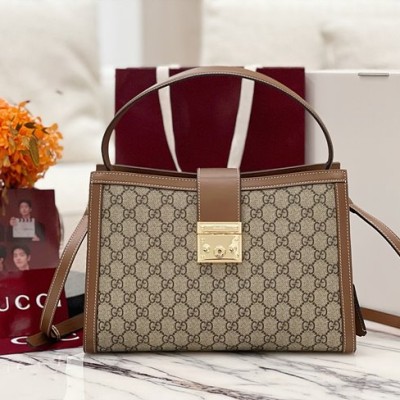 구찌 패들락 라지 탑 핸들백 브라운 838991 숄더백 크로스백 레플리카 미러급 SA급 S급 고퀄리티 최상급 하이엔드 가방 [여성]