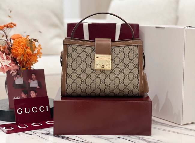 구찌 패들락 미디엄 탑 핸들백 브라운 838992 숄더백 크로스백 레플리카 미러급 SA급 S급 고퀄리티 최상급 하이엔드 가방 [여성]