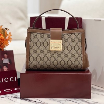 구찌 패들락 미디엄 탑 핸들백 브라운 838992 숄더백 크로스백 레플리카 미러급 SA급 S급 고퀄리티 최상급 하이엔드 가방 [여성]