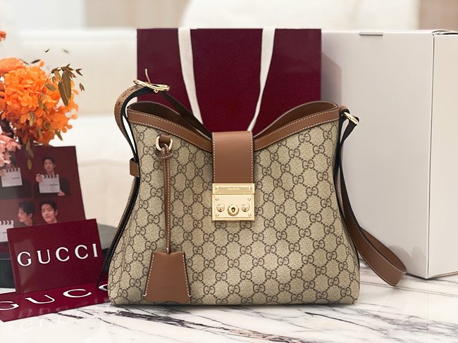 구찌 패들락 미디엄 숄더백 브라운 839021 레플리카 미러급 SA급 S급 고퀄리티 최상급 하이엔드 가방 [여성]