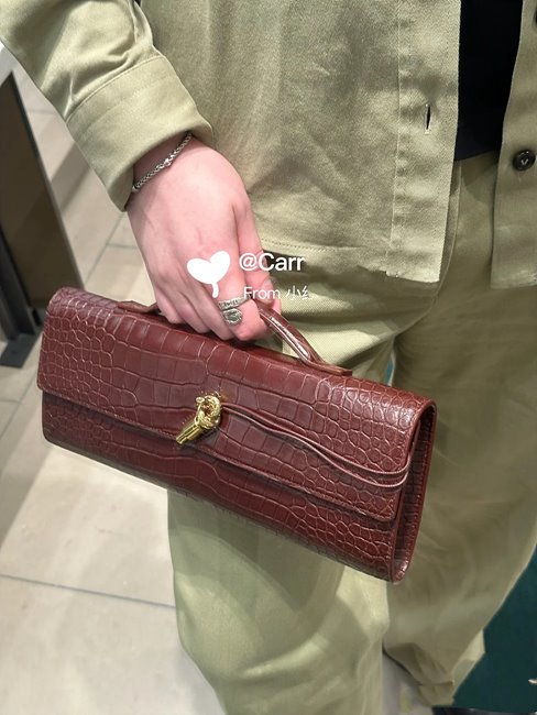 보테가베네타 안디아모 클러치 741511 악어무늬 와인 레플리카 미러급 SA급 S급 고퀄리티 최상급 하이엔드 [여성]