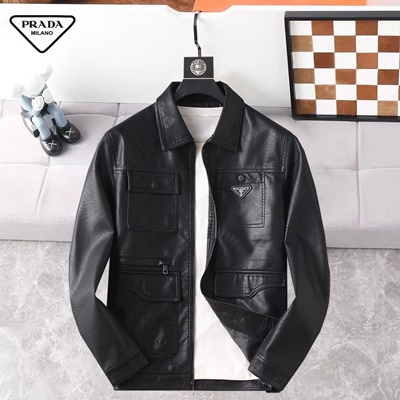 프라다 가죽자켓 남성 의류 PR-O602S 레플리카 미러급 SA급 S급 고퀄리티  [남성] 최상급 하이엔드 - best