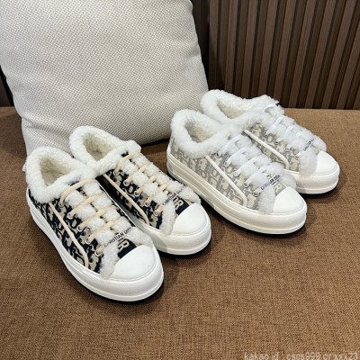 디올 양털 스니커즈 (2 color) 레플리카 미러급 SA급 S급 고퀄리티 신발 [여성]