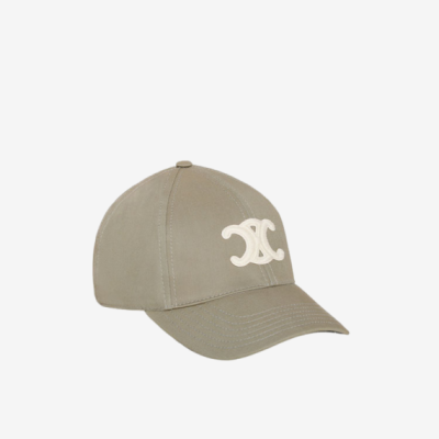 셀린느 레플리카 트리오페 자수로고 코튼캡 베이지