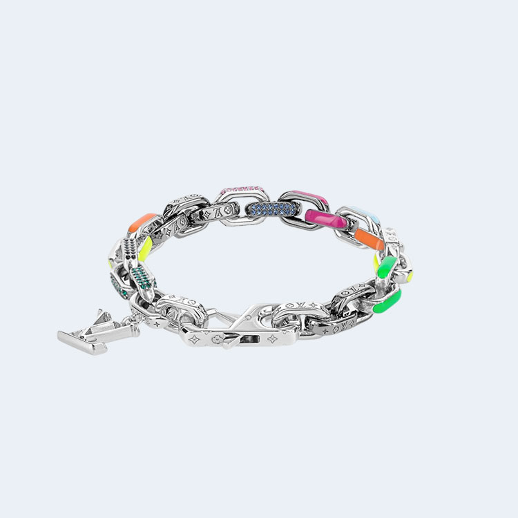 루이비통 파라다이스 체인 레인보우 팔찌 MP3334 레플리카 미러급 SA급 S급 고퀄리티  [남성]