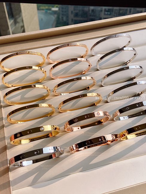 까르띠에 러브팔찌 (3 color) 레플리카 미러급 SA급 S급 고퀄리티 최상급 하이엔드 악세사리 [남성여성공용] - best