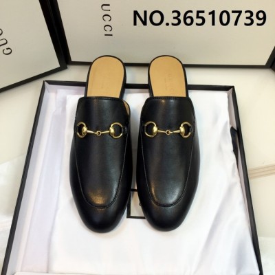 구찌 프린스타운 레더 슬리퍼 블랙 레플리카 미러급 SA급 S급 고퀄리티 신발 [여성] - best