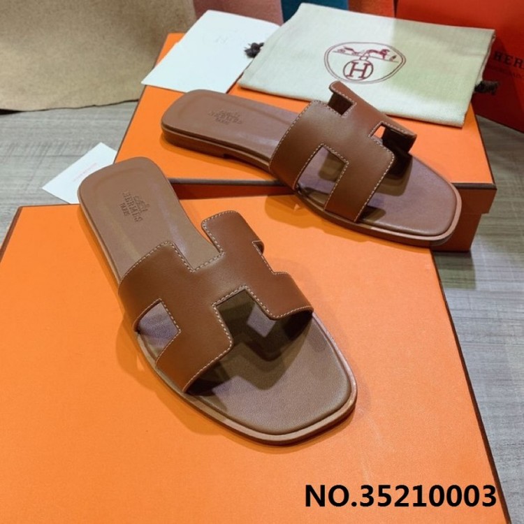 에르메스 슬리퍼 다크 브라운 레플리카 미러급 SA급 S급 고퀄리티 신발  [여성] - best