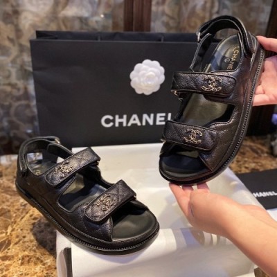 샤넬 레플리카 CC 크루즈 벨크로 샌들 G35927 [블랙] 미러급 SA급 S급 고퀄리티 best [여성]