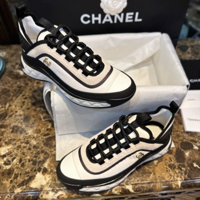 샤넬 레플리카 믹스드파이버 스니커즈 [투톤] 미러급 SA급 S급 고퀄리티 신발 [여성] best