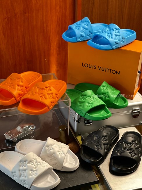 루이비통 (5 color) 워터프론트 모노그램 슬리퍼 레플리카 미러급 SA급 S급 고퀄리티 최상급 하이엔드 신발 [남성여성공용]