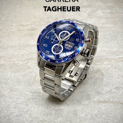 태그호이어 까레라 데이데이트 크로노그래프 블루다이얼 시계 레플리카 미러급 SA급 S급 고퀄리티 워치 최상급 하이엔드 - best