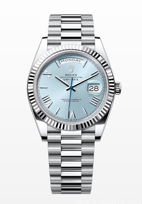 로렉스 데이데이트 아이스블루다이얼 레플리카 미러급 SA급 S급 고퀄리티 시계 [남성] - best