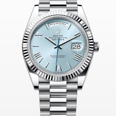 로렉스 데이데이트 아이스블루다이얼 레플리카 미러급 SA급 S급 고퀄리티 시계 [남성] - best