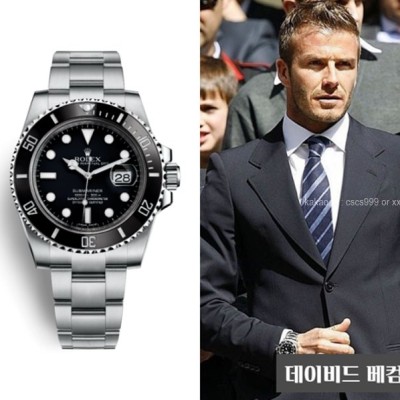 [데이비드 베컴 PICK] 로렉스 서브마리너 데이트 레플리카 미러급 SA급 S급 고퀄리티 셀럽 시계 워치 [남성] - best