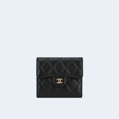 샤넬 클래식 램스킨 스몰 플랩 지갑 골드 레플리카 미러급 SA급 S급 고퀄리티 월렛 [여성] - best