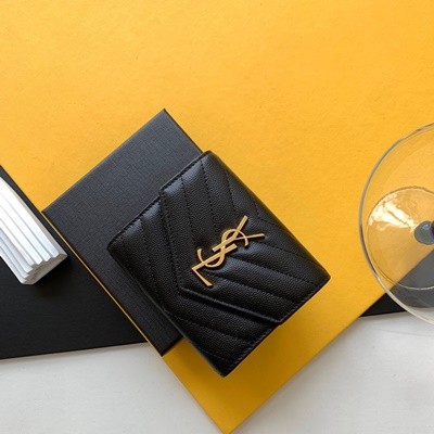 생로랑 컴팩트 3단 모노그램 지갑 (3 color) 레플리카 미러급 SA급 S급 고퀄리티 지갑 [여성] - best