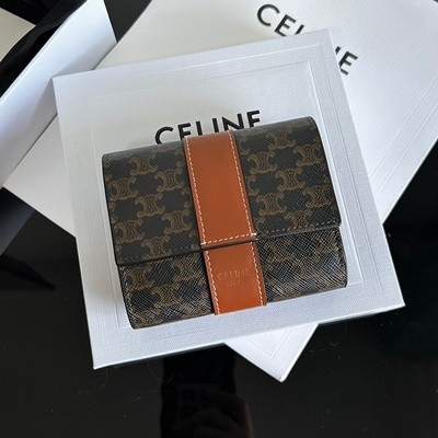 셀린느 스몰 3단 지갑 CE-10D572 레플리카 미러급 SA급 S급 고퀄리티 지갑 [여성] - best