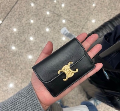 셀린느 트리옹프 플랩 카드 지갑 CE-10I583 레플리카 미러급 SA급 S급 고퀄리티 지갑 [여성] 최상급 하이엔드 - best