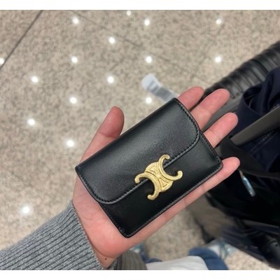 셀린느 트리옹프 플랩 카드 지갑 CE-10I583 레플리카 미러급 SA급 S급 고퀄리티 지갑 [여성] 최상급 하이엔드 - best