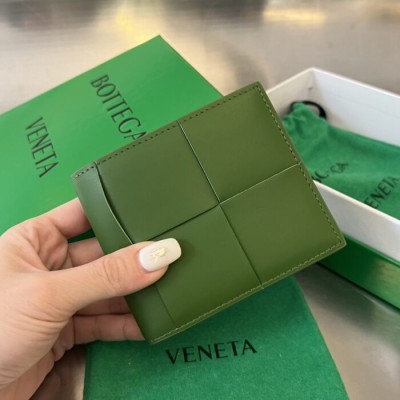 보테가베네타 인트레치아토 단색 반지갑 그린 649603 레플리카 미러급 SA급 S급 고퀄리티 최상급 하이엔드 지갑 [남성여성공용] - best