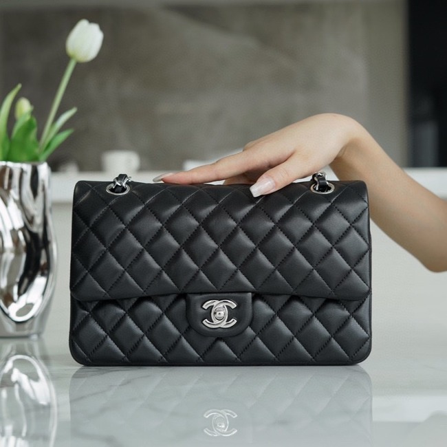 샤넬 클래식 램스킨 은장 미듐 [블랙] 레플리카 미러급 SA급 S급 고퀄리티 best 숄더백 크로스백 [여성]