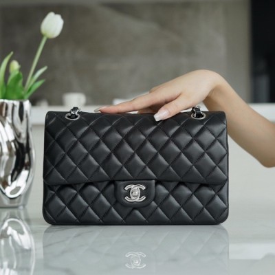 샤넬 클래식 램스킨 은장 미듐 [블랙] 레플리카 미러급 SA급 S급 고퀄리티 best 숄더백 크로스백 [여성]