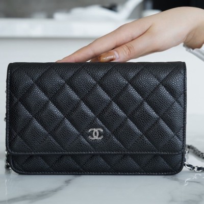 샤넬 클래식 WOC 캐비어 은장 [블랙] 레플리카 미러급 SA급 S급 고퀄리티 가방 크로스백 best [여성]