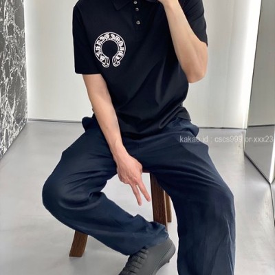 크롬하츠 반팔 카라 티셔츠 레플리카 미러급 SA급 S급 고퀄리티 의류 [남성여성공용] - best