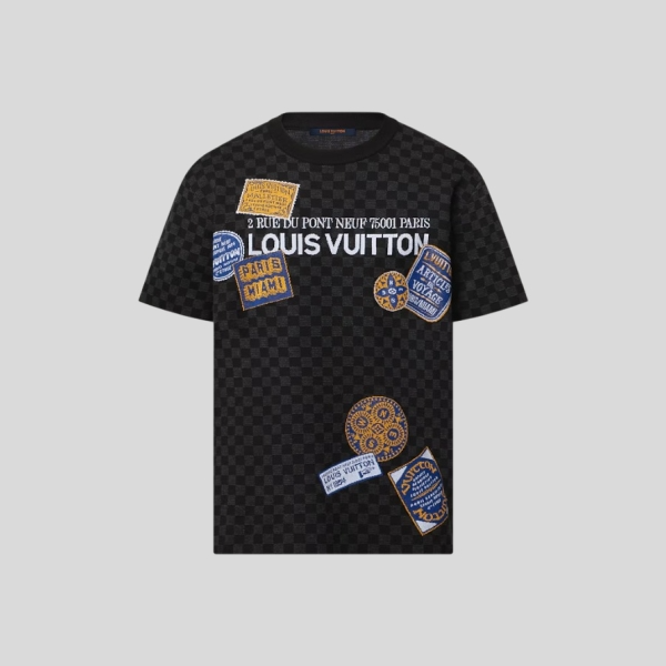 루이비통 체커보드 반팔 레플리카 미러급 SA급 S급 고퀄리티 하이엔드 최상급 의류 [남성여성공용] - best